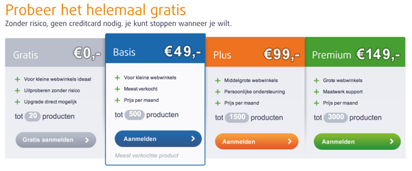 pricemotion pakketten